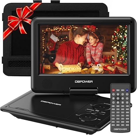 DBPOWER PD928 11.5 in Portable DVD Player with Built-in Rechargeable Battery