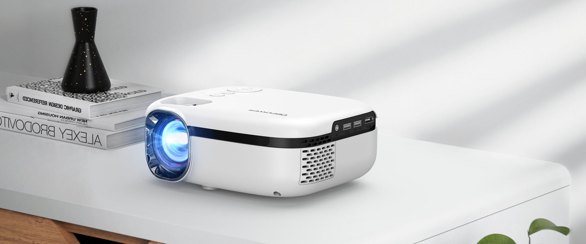 DBPOWER RD823 8500L 1080P Wifi Projector