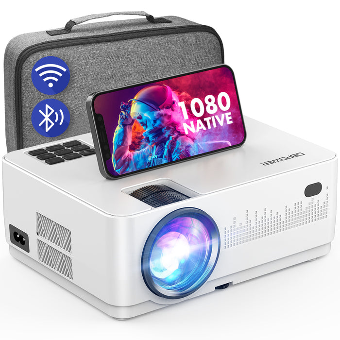 DBPOWER L23 9000L Native 1080P WiFi Video Projector