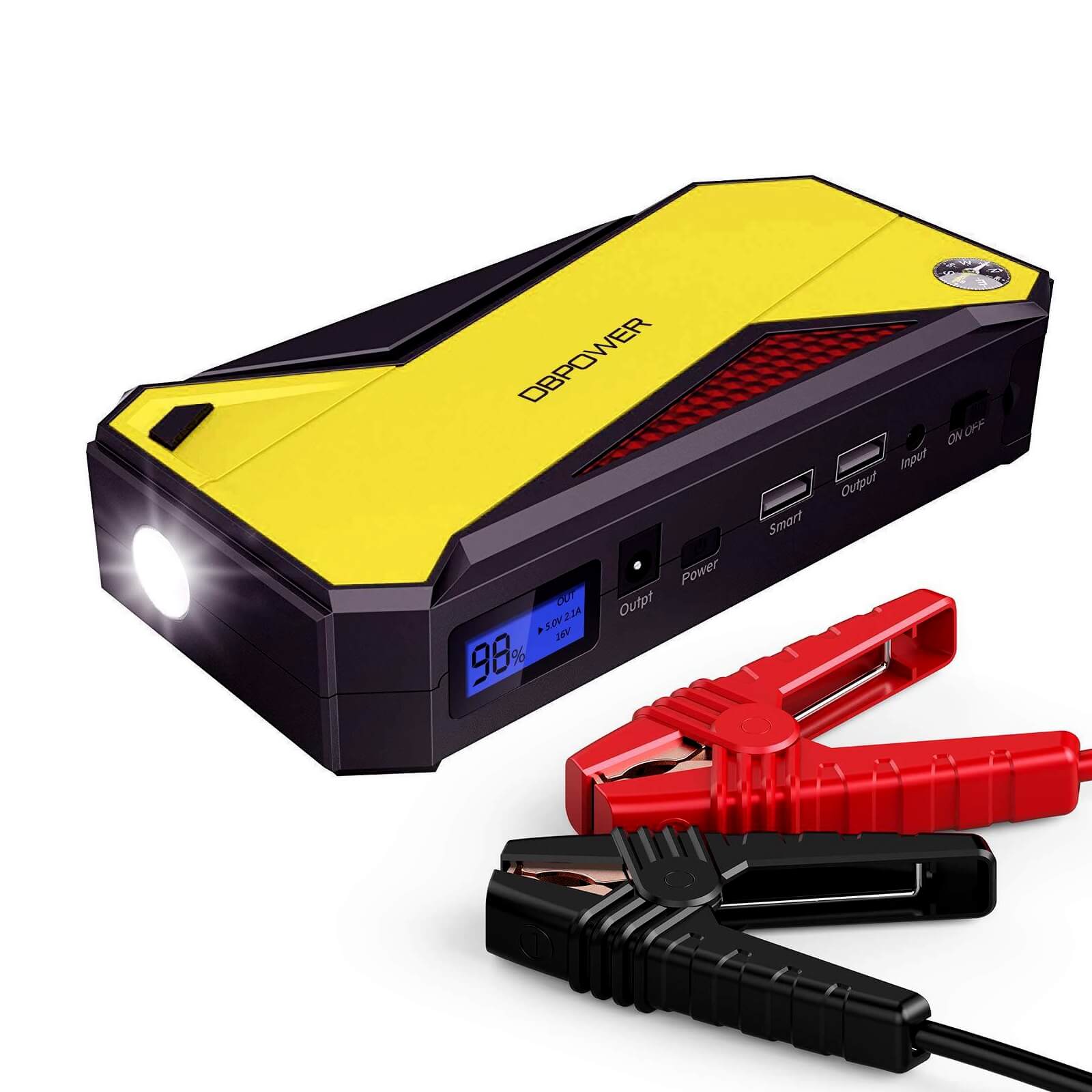 DBPOWER DJS50 800A Peak 18000mAh Portable Car Jump Starter - DBPOWER