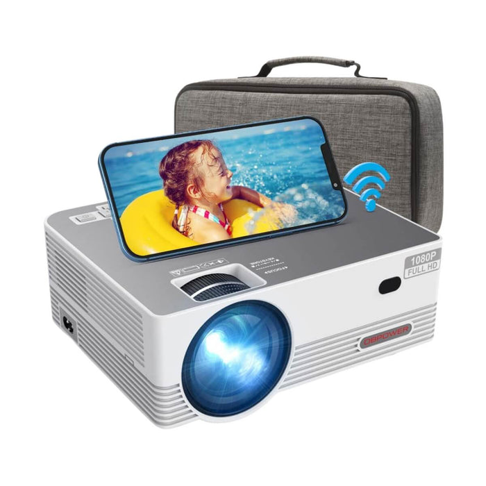 DBPOWER Q6 8000L Native 1080P WiFi Projector - DBPOWER